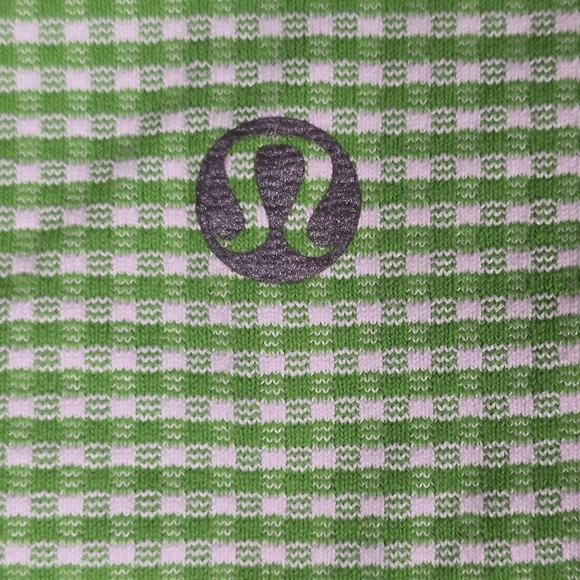 NWOT Lululemon Women's Coast To Class Pant Leggings Green Gingham Frond Size 6 - Picture 9 of 14